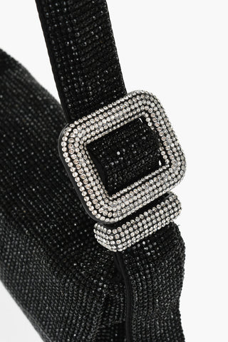 Schultertasche VITTY LA MIGNON JAMES BOND aus Satin mit Strass