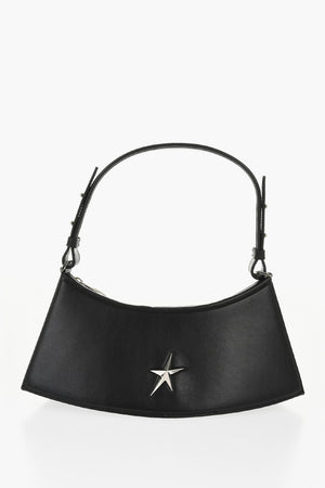 Hobo-Bag ZENITH aus Leder mit Frontlogo
