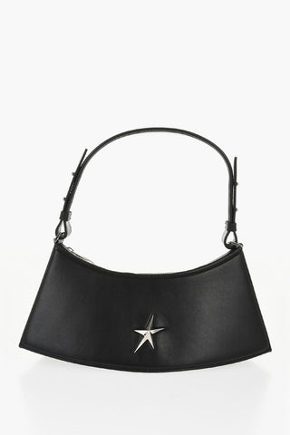 Borsa Hobo ZENITH In Pelle con Logo Frontale