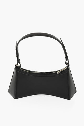 Borsa Hobo ZENITH In Pelle con Logo Frontale