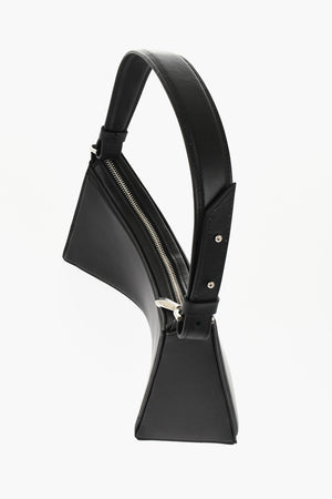 Hobo-Bag ZENITH aus Leder mit Frontlogo
