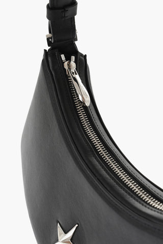 Borsa Hobo ZENITH In Pelle con Logo Frontale