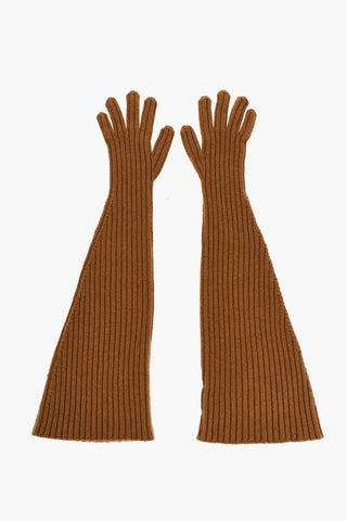 Gerippte Kaschmirhandschuhe FERGIE