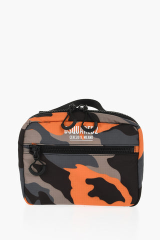 Camouflage Motif Ripstop Fabric Organizer Bag