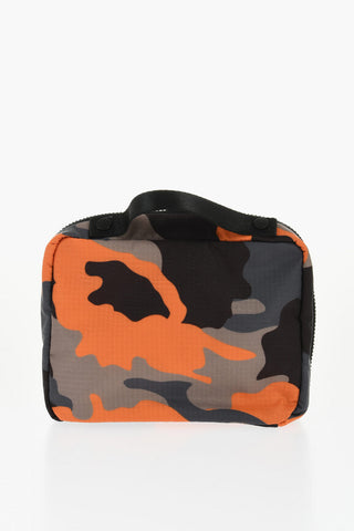Camouflage Motif Ripstop Fabric Organizer Bag