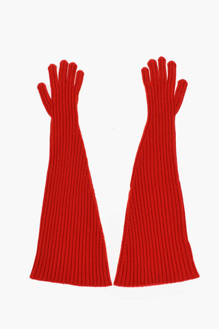 Gerippte Kaschmirhandschuhe FERGIE