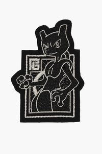 POKEMON Silver-Effect Wool Patch MEWTWO