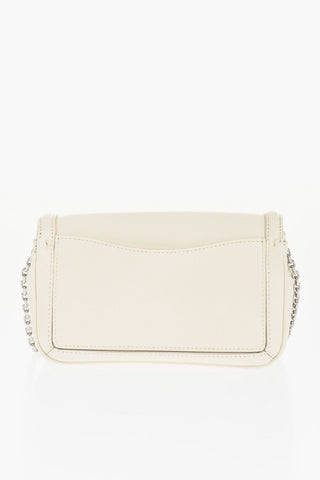 Leather Shoulder Bag JEU DE FILLE with Crystal-Embellished Detail