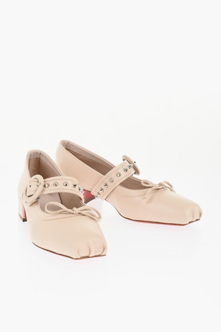 Pumps Mary Jane MAMASTRAPITA con Borchie 3cm