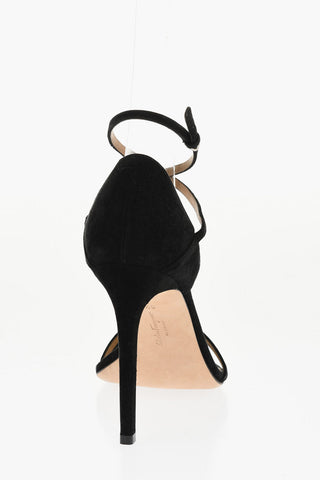 Sandaletten aus Wildleder INES mit Stiletto-Absatz 10,5 cm
