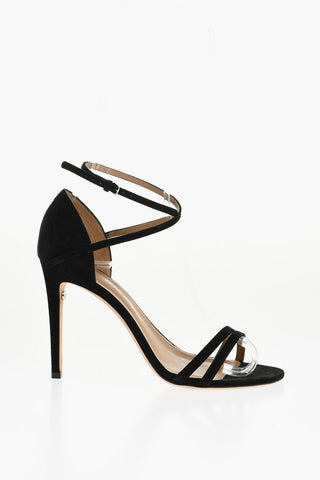 Sandali in Suede INES con Tacco a Spillo 10,5cm