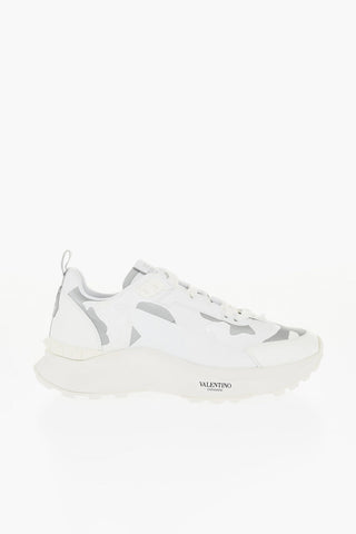 Sneakers ROCKSTUD in Canvas con Suola in Gomma