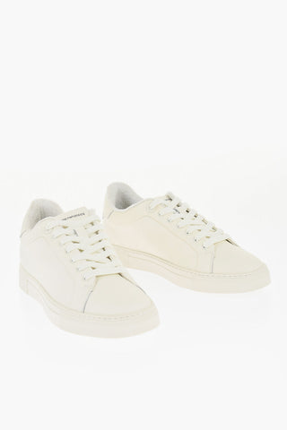 Leather Lace-up Sneakers