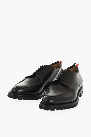 Leather APRON Derby Shoes with Carrion Sole