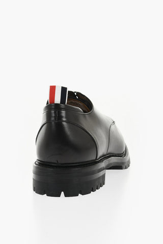 Leather APRON Derby Shoes with Carrion Sole