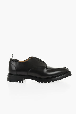 Leather APRON Derby Shoes with Carrion Sole