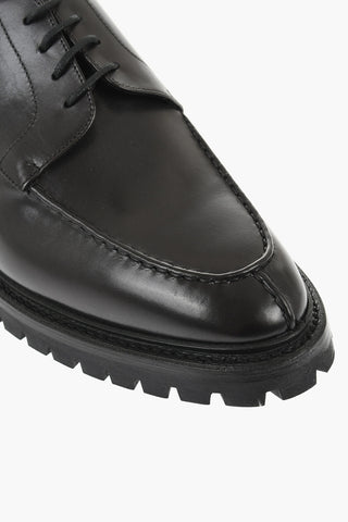 Leather APRON Derby Shoes with Carrion Sole
