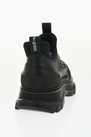 Sneakers Mid DESERT in Pelle con Zip Frontale