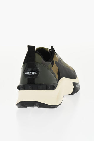 Sneakers ROCKSTUD in Canvas Motivo Camouflage