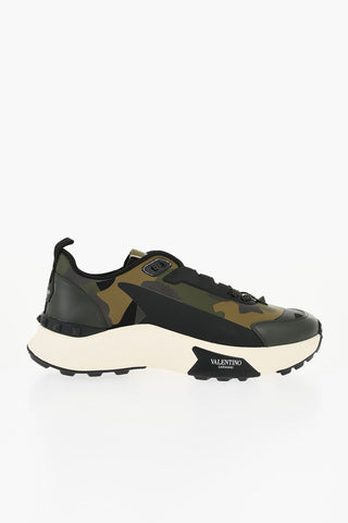 Sneakers ROCKSTUD in Canvas Motivo Camouflage