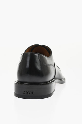 Brushed Leather EMBASSY Derby Shoes with Cuir Sole