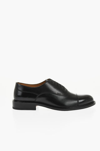 Brushed Leather EMBASSY Derby Shoes with Cuir Sole