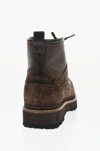 Suede PEKA CAMP Lace-up Booties with Vibram Sole