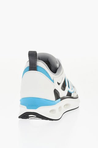 Niedrige Zweifarbige Leder-Sneaker V-LOGO