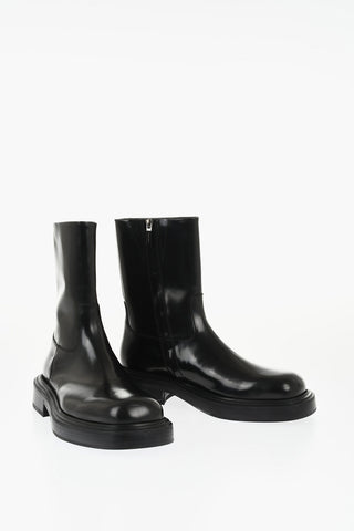 Brushed Leather FORMIA Booties