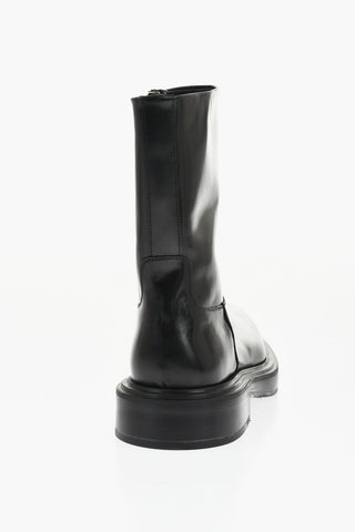 Brushed Leather FORMIA Booties