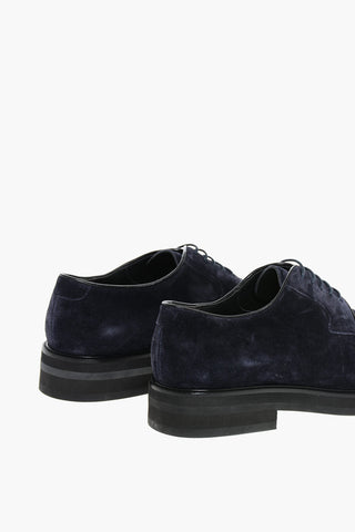 Suede CAMPINI Derby Shoes with Rubber Sole