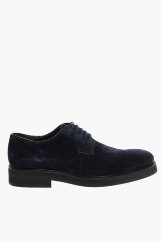 Suede CAMPINI Derby Shoes with Rubber Sole