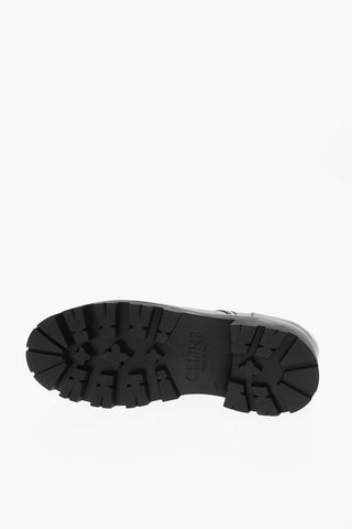Patent Leather TRIOMPHE Derby Shoes with Carrion Sole