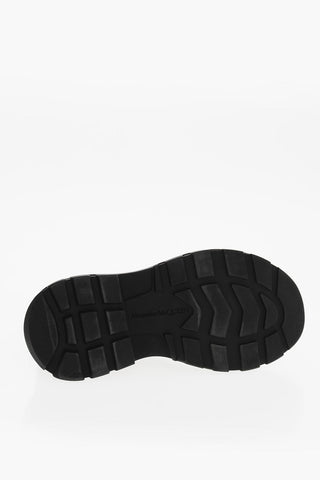 Canvas Lace-up Sneakers with Chunky Sole