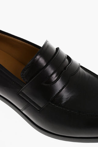 Leather Penny Loafers VERA 5cm