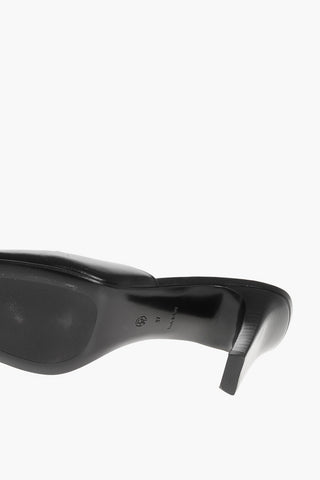 Leather Open-Toe Mules MILLA 8cm Heel