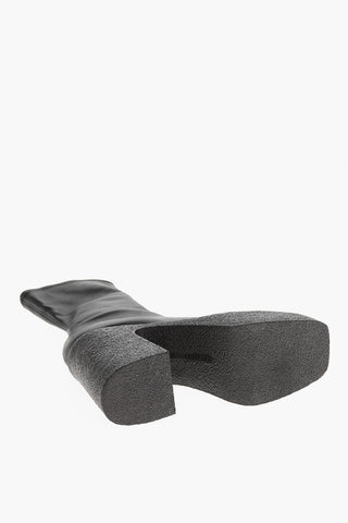 Eco-Leather Ankle Boots SKYLA with 12cm Platform Sole