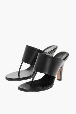 Leather SIGNUM Thong Sandals 10cm