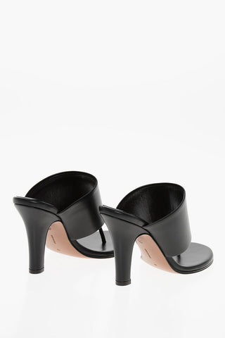 Leather SIGNUM Thong Sandals 10cm
