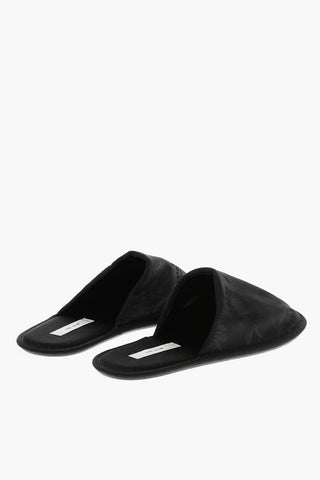 Damask Slippers FRANCES with Leather Sole