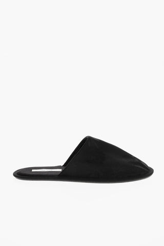 Damask Slippers FRANCES with Leather Sole