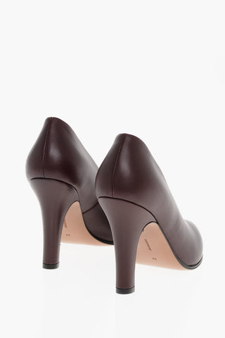 Leather Pumps PRUDENS with 9cm Covered Heel
