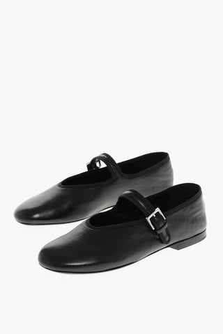 Leather BOHEME Mary Jane Ballet Flats