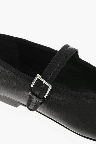 Leather BOHEME Mary Jane Ballet Flats