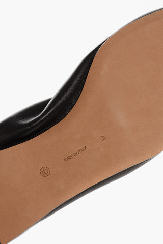 Leather Ballerinas AWAR with Elastic Detail