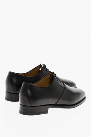 Leather GRANT Derby Shoes with Lace-up Detail