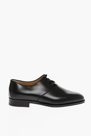 Leather GRANT Derby Shoes with Lace-up Detail