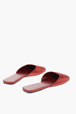 Mules Flat MILLA in Satin