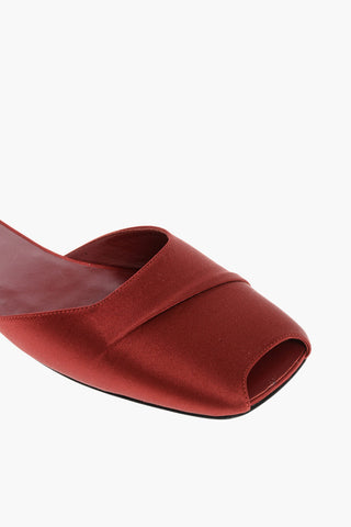 Mules Flat MILLA in Satin