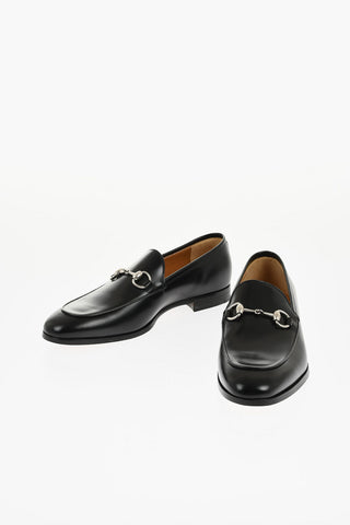 Cuir Sole Leather Loafers with Morset